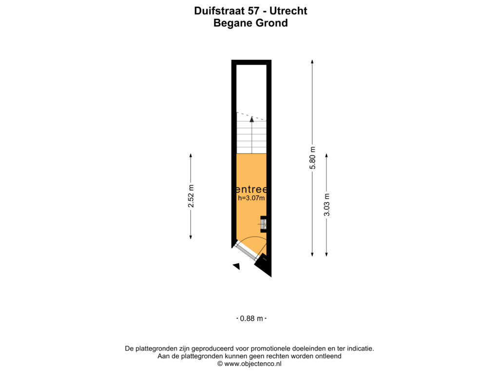 Bekijk plattegrond van BEGANE GROND van Duifstraat 57