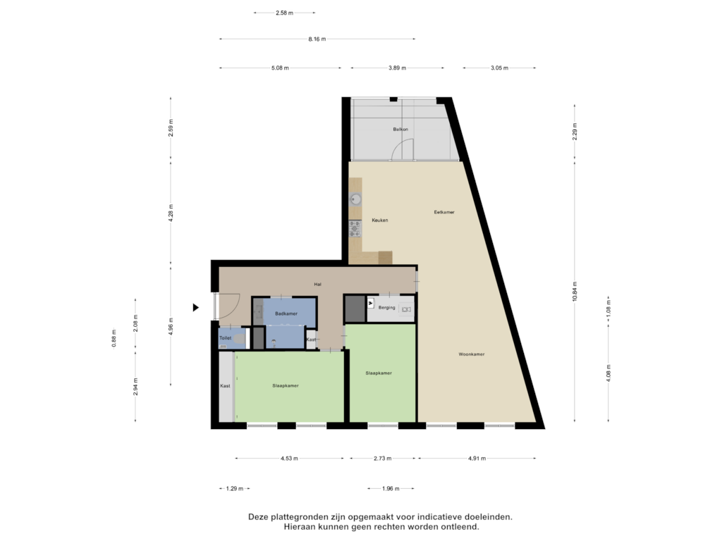 Bekijk plattegrond van Appartement van Willem- en Maryplein 118