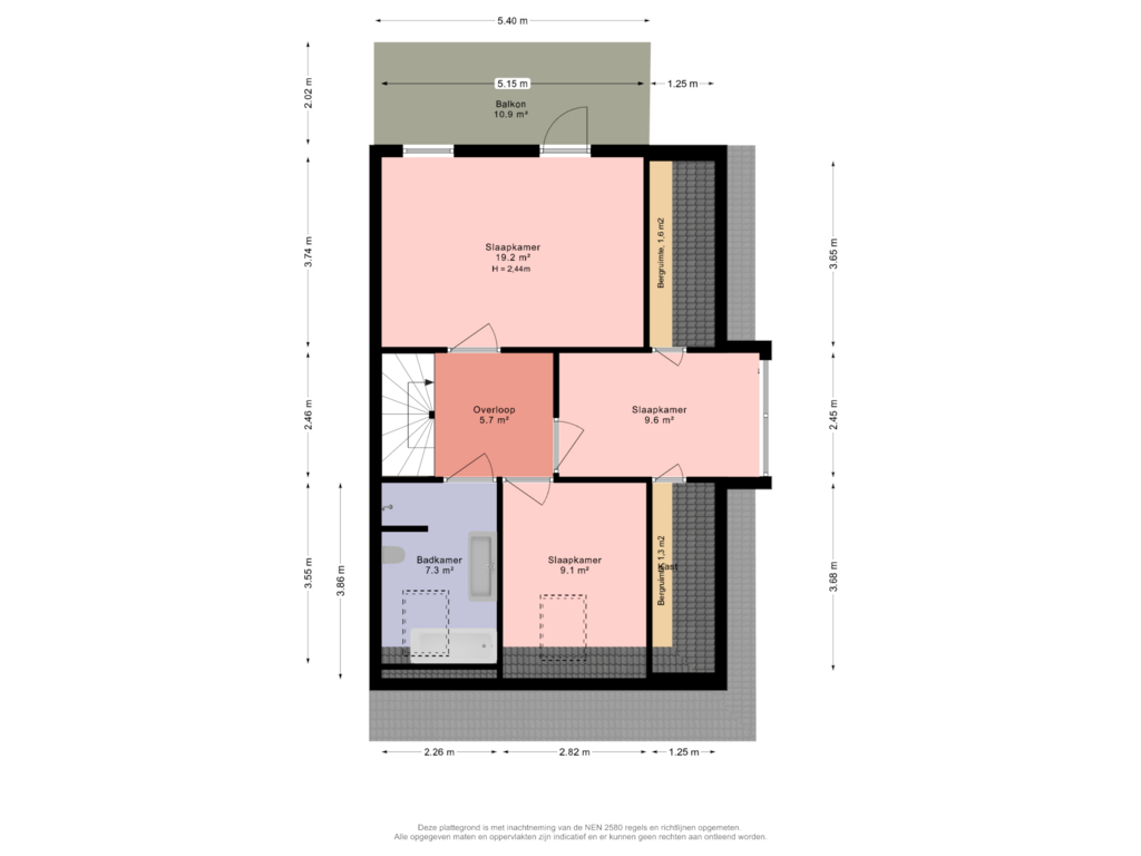 Bekijk plattegrond van 1e verdieping van Frank van Hulsentoplaan 33