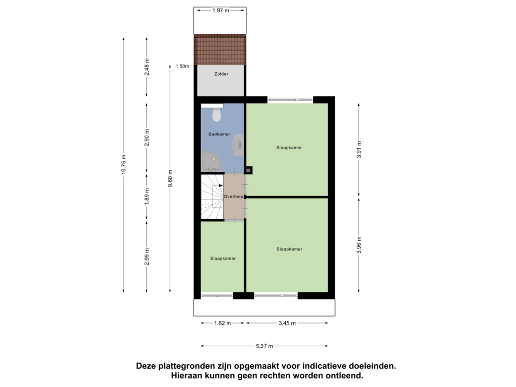 Bekijk plattegrond van Eerste Verdieping van Koudenburg 41