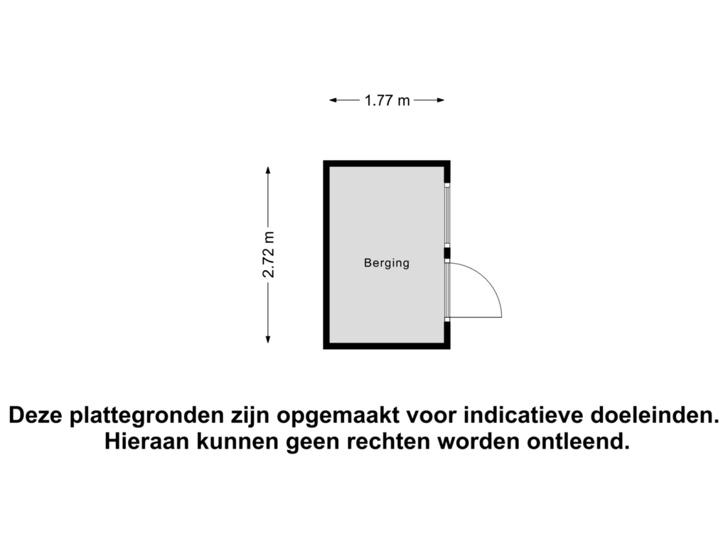 Bekijk plattegrond van Berging van Koudenburg 41