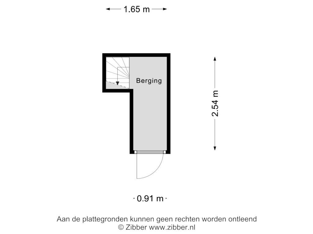 Bekijk plattegrond van Berging van Eburonenweg 57-A