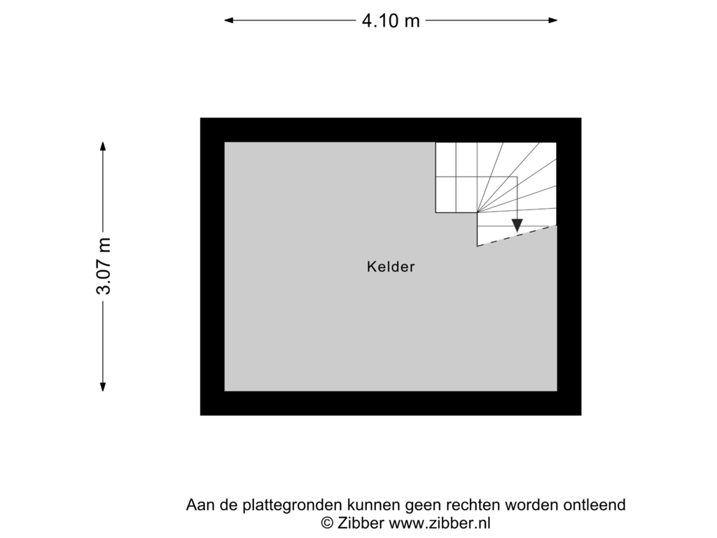 Bekijk plattegrond van Kelder van Rutger van Erplaan 3