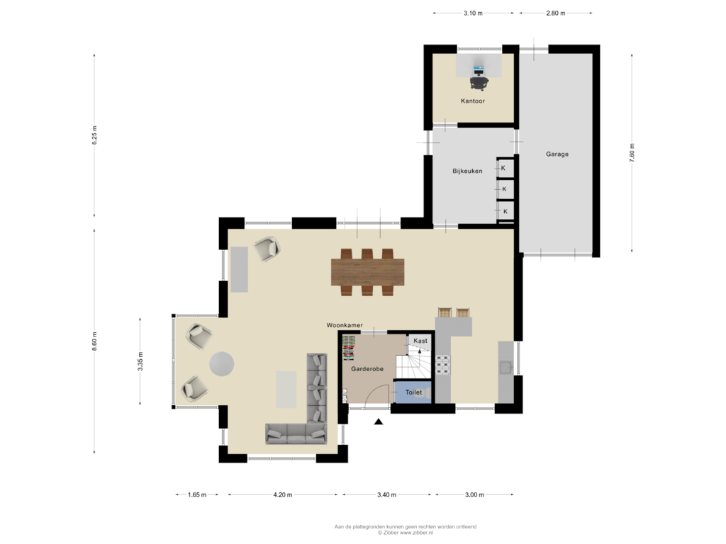 Bekijk plattegrond van Begane Grond van Arendshorst 42