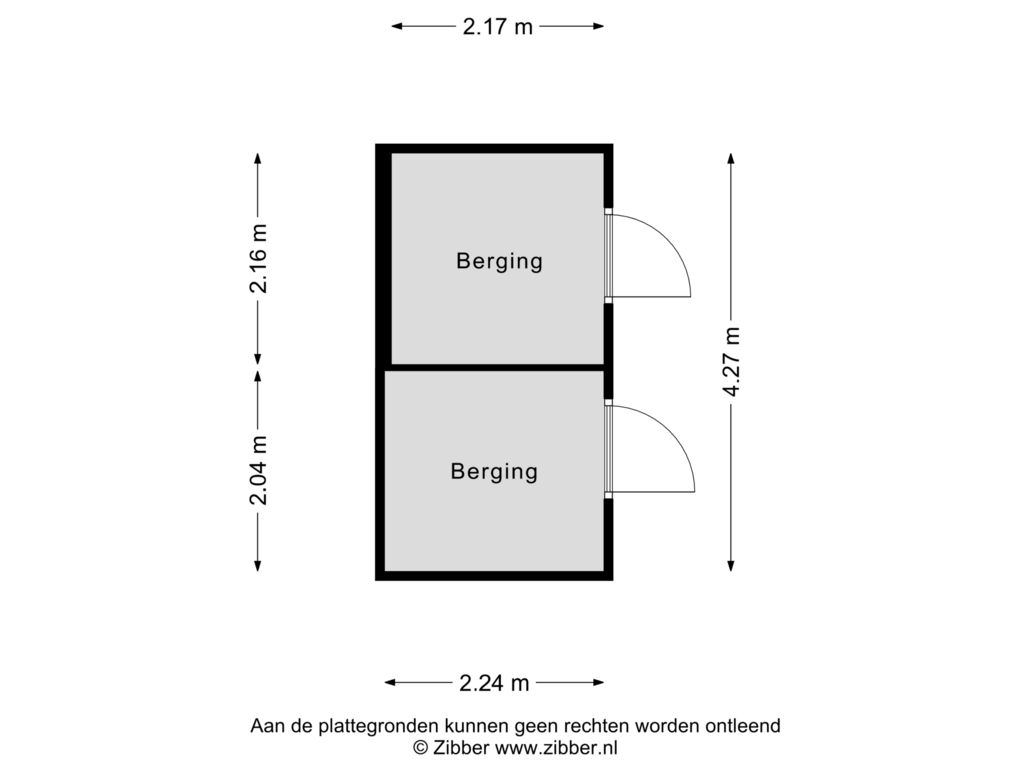 Bekijk plattegrond van Berging van Hosta 5