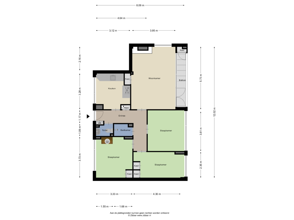 Bekijk plattegrond van Appartement van Stationsplein 31