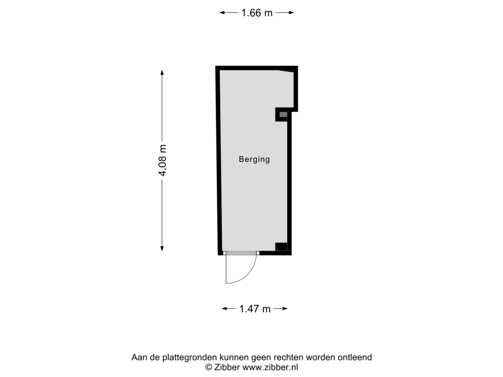 Bekijk plattegrond van Berging van Stationsplein 31