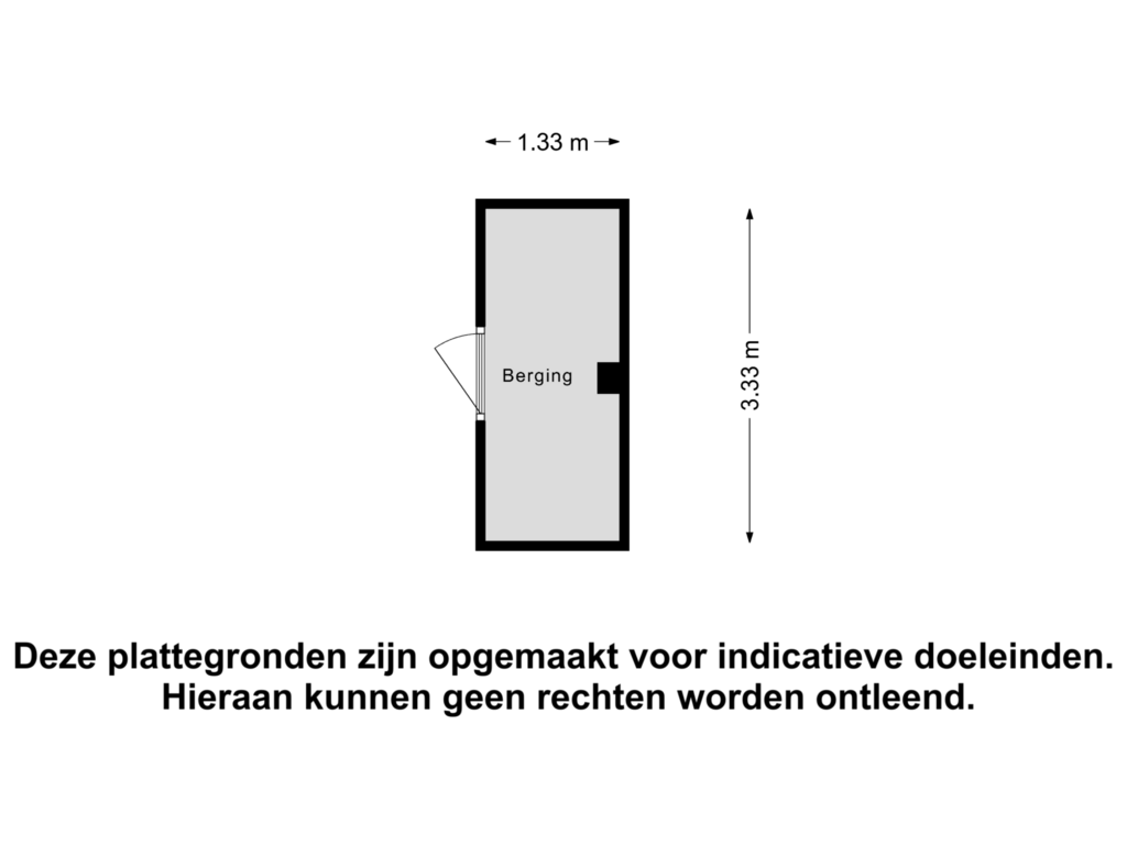 Bekijk plattegrond van Berging van Buitenweide 17