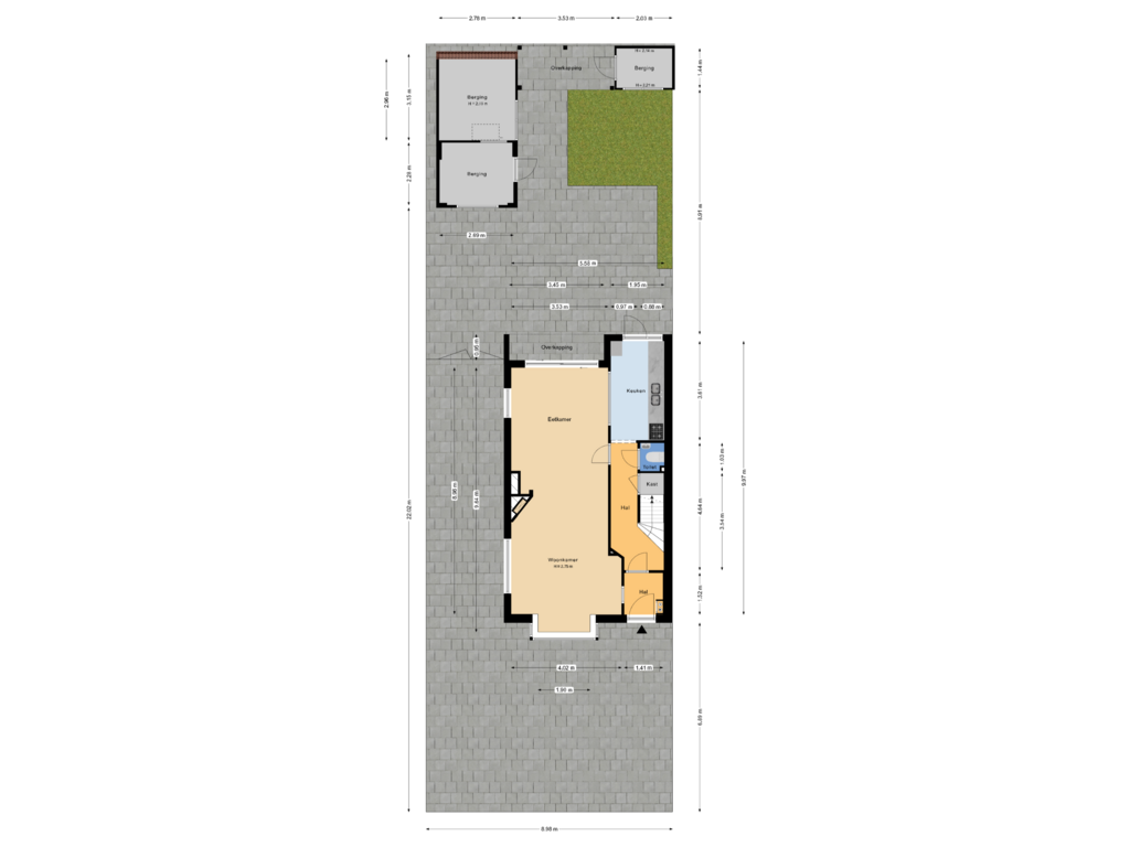 Bekijk plattegrond van Situatie van Cremerstraat 37