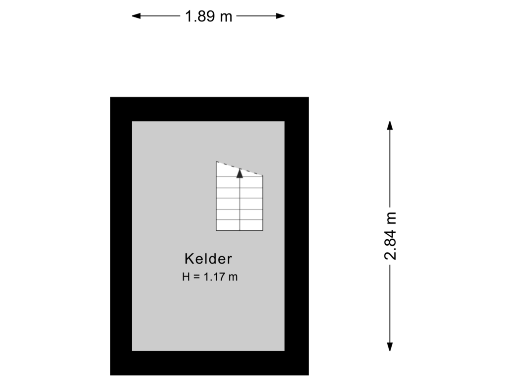 Bekijk plattegrond van Kelder van Cremerstraat 37