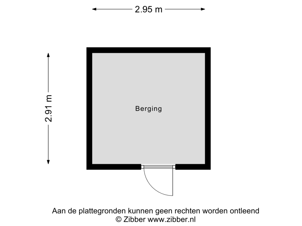 Bekijk plattegrond van Berging van Heesterlaan 39