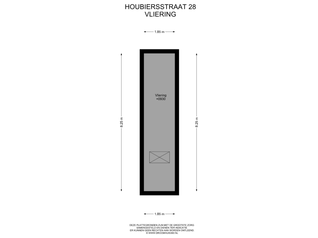 Bekijk plattegrond van Vliering van Houbiersstraat 28