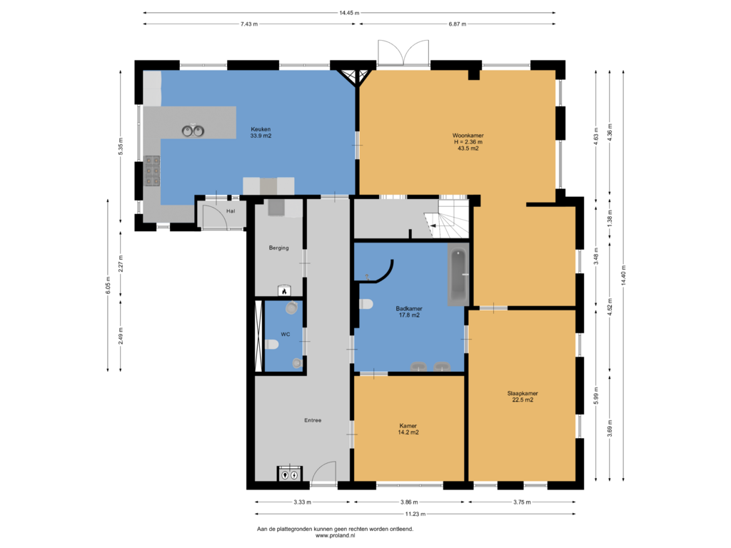 Bekijk plattegrond van Begane Grond van Bisschopswijk 3