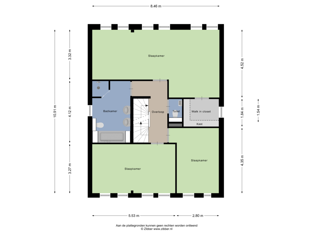 Bekijk plattegrond van Eerste Verdieping van Zeijerveen 2