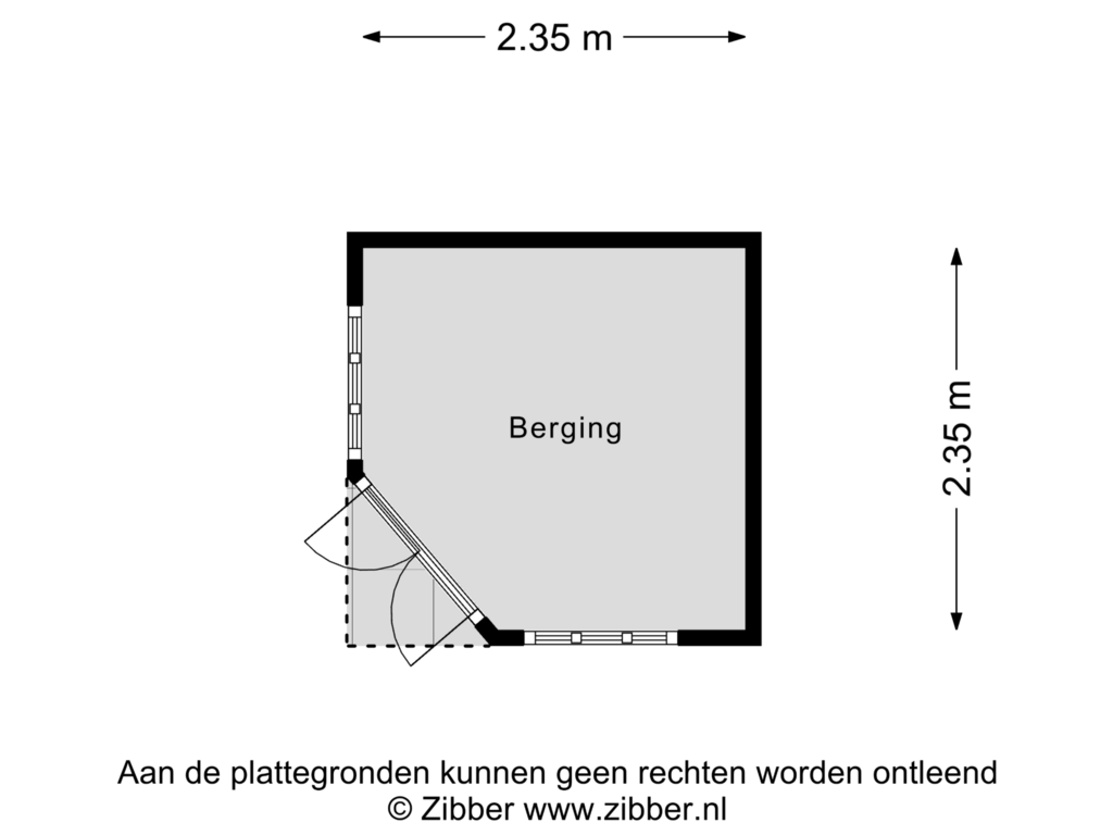 Bekijk plattegrond van Berging van Zeijerveen 2