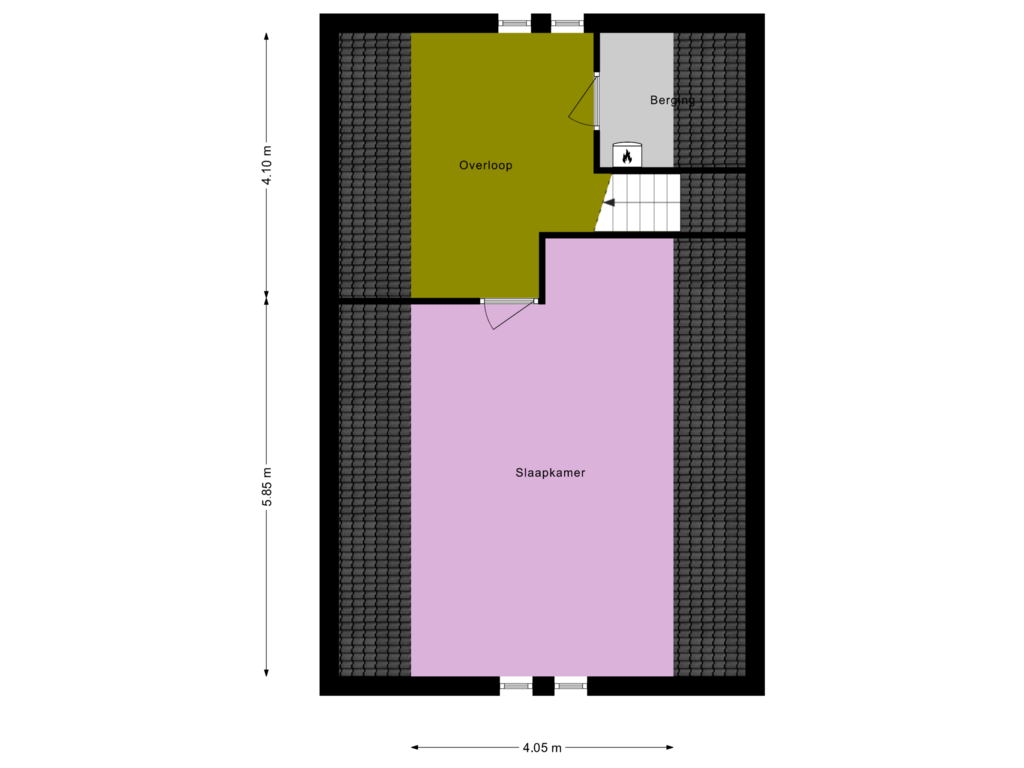 Bekijk plattegrond van 2e Verdieping van H.K. Pootstraat 2