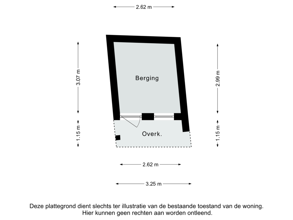 Bekijk plattegrond van Berging van Scheulderdorpsstraat 55