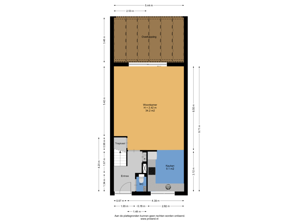 View floorplan of Begane Grond of Beemdgraslaan 17