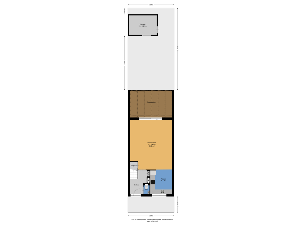 View floorplan of Begane Grond Met Kavel of Beemdgraslaan 17