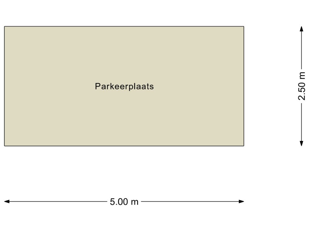 Bekijk plattegrond van Parkeerplaats van De Krijgsmanlaan 64