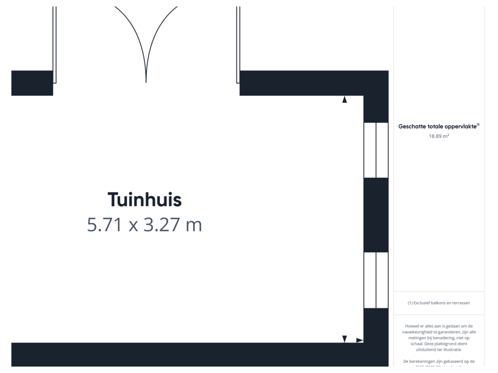 View floorplan of Buitenverblijf of Zandehof 15