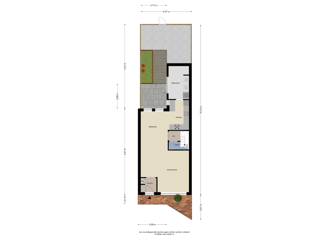 Bekijk plattegrond van Begane Grond_Tuin van Zebraspoor 411