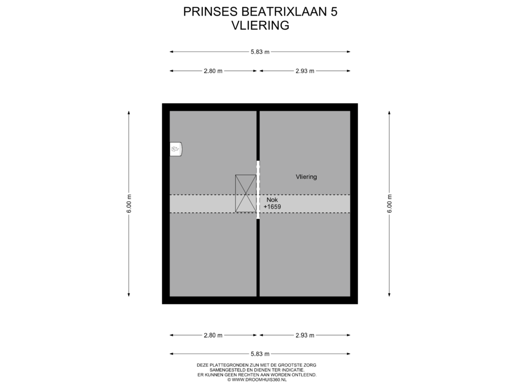 Bekijk plattegrond van Vliering van Prinses Beatrixlaan 5