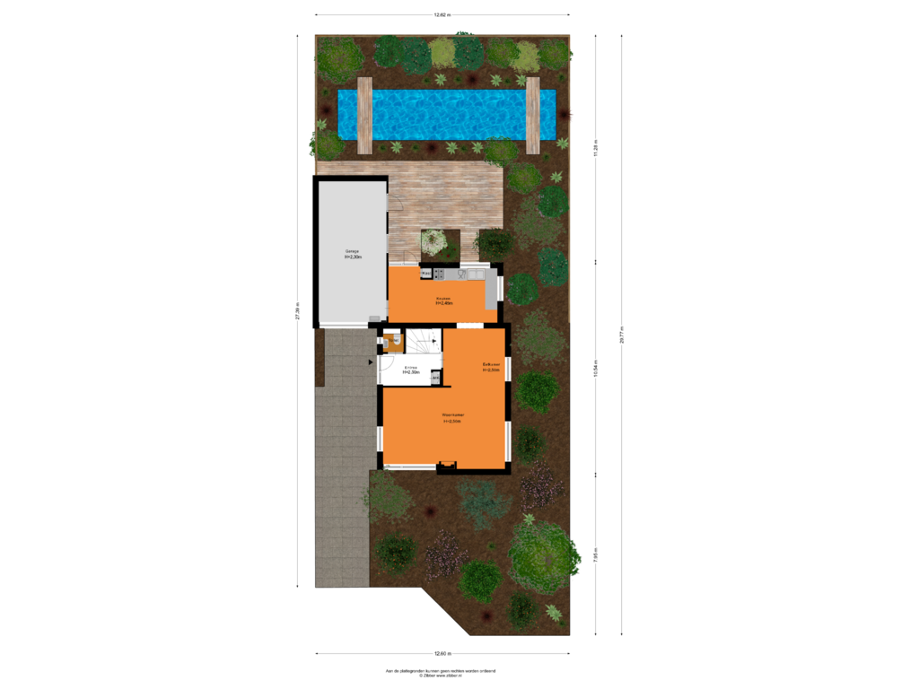 View floorplan of Begane Grond_Tuin of Meeuwstraat 4