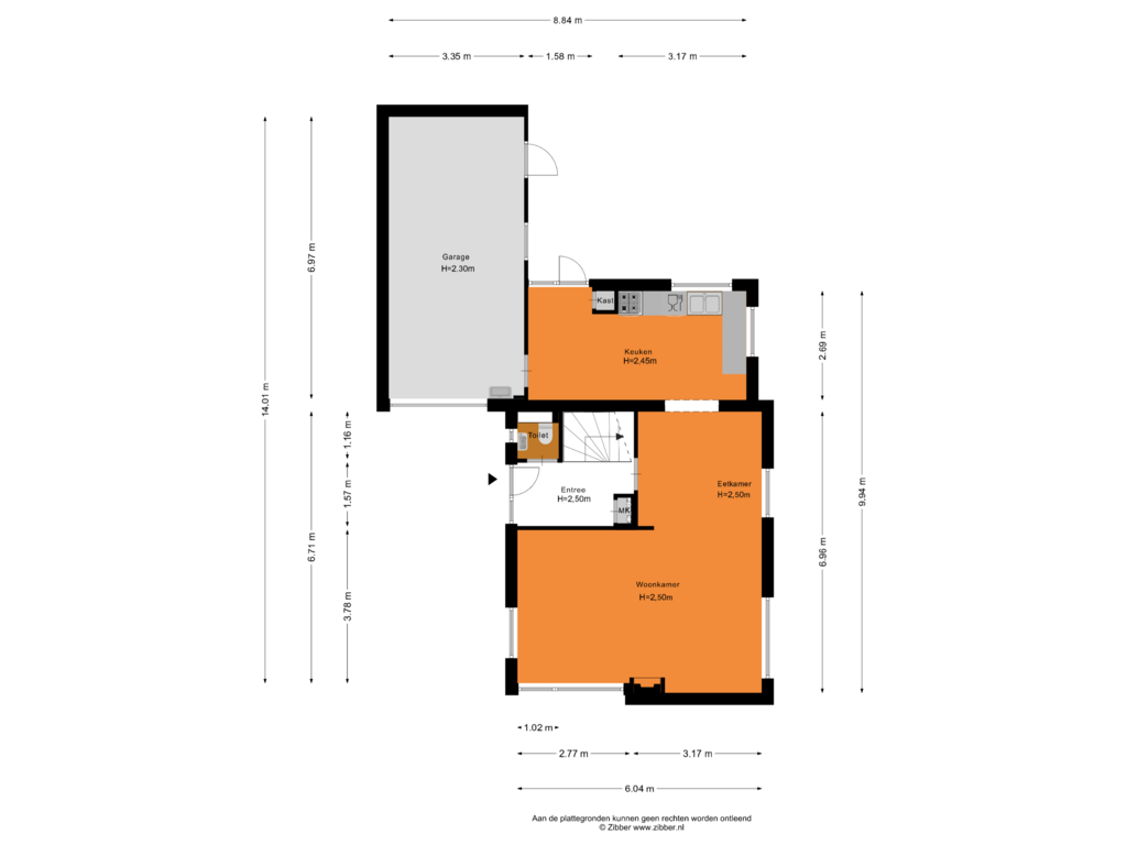 View floorplan of Begane Grond of Meeuwstraat 4