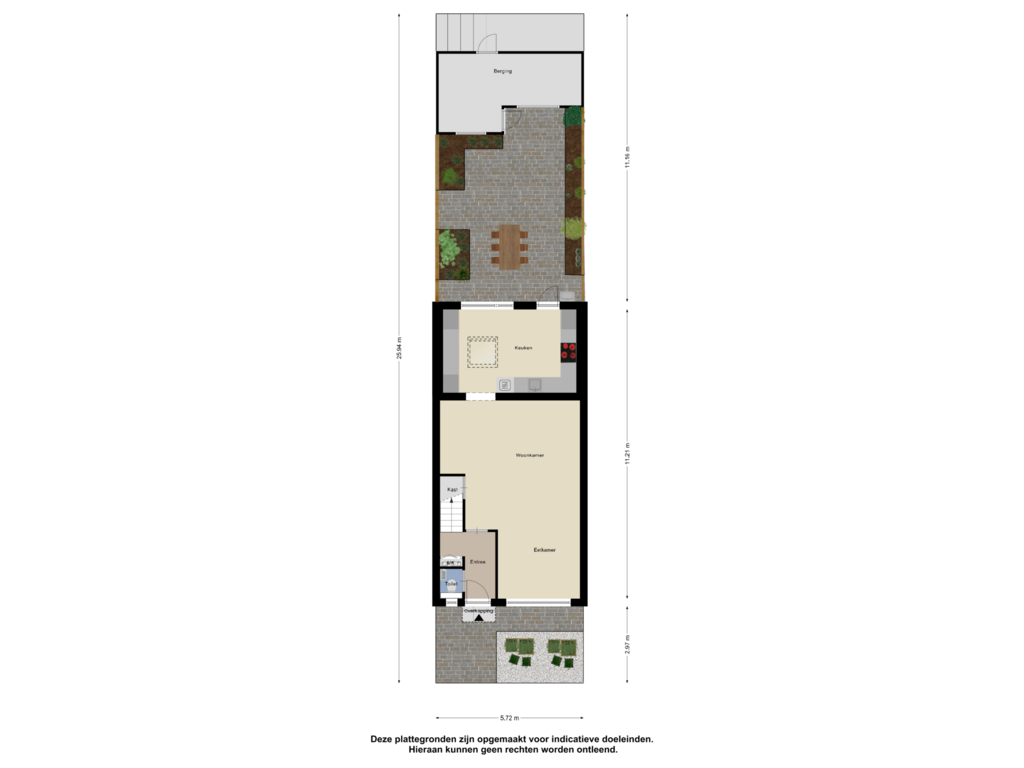 View floorplan of Begane Grond Tuin of Meerval 25