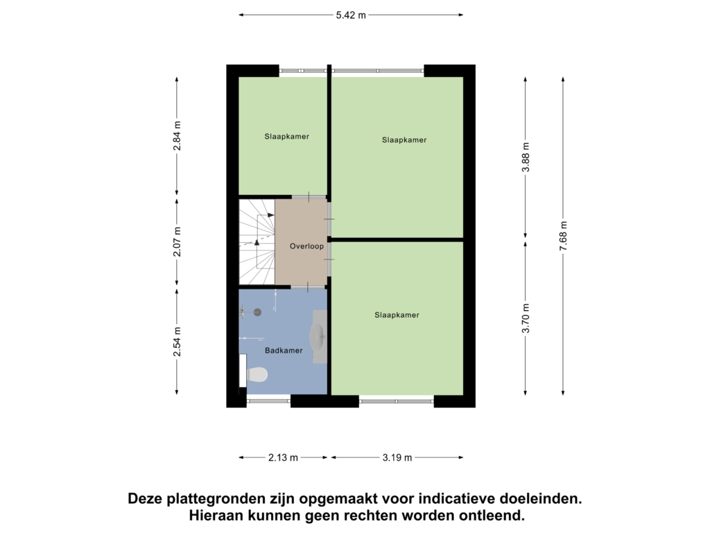 View floorplan of Eerste Verdieping of Meerval 25