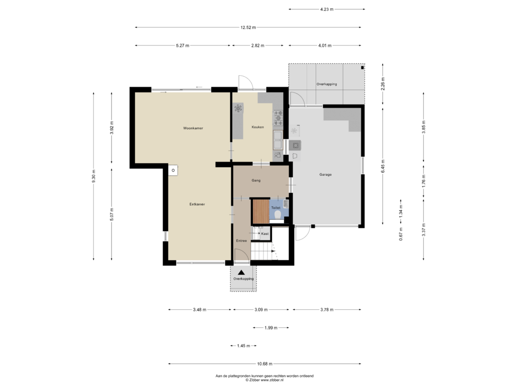 Bekijk plattegrond van Begane Grond van Schoolstraat 60