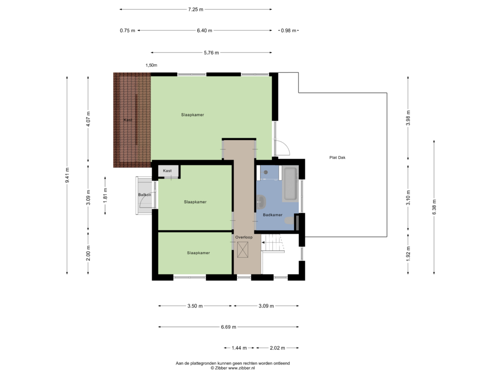 Bekijk plattegrond van Eerste Verdieping van Schoolstraat 60