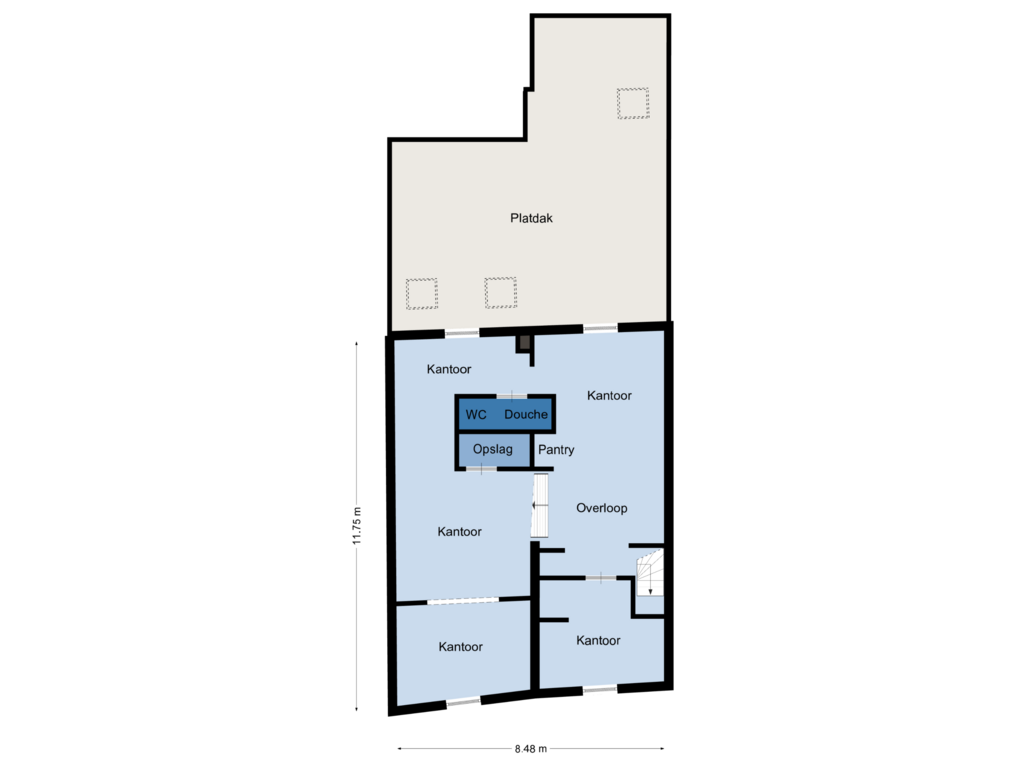 Bekijk plattegrond van 1e verdieping van Balie 7