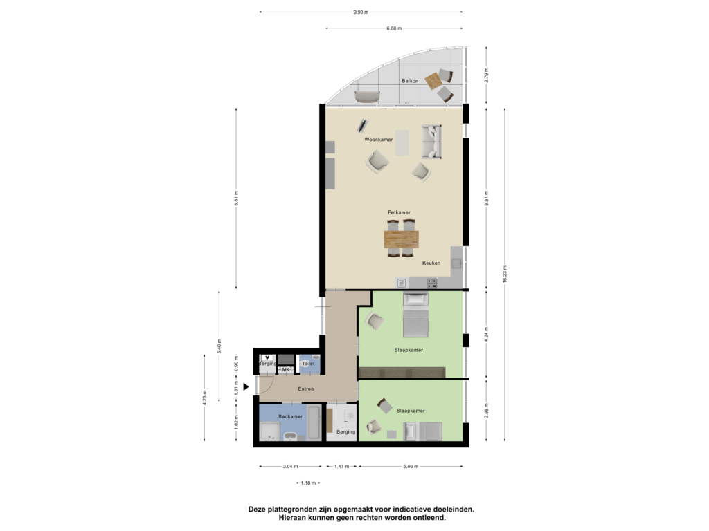 Bekijk plattegrond van Appartement van Witmolen 117