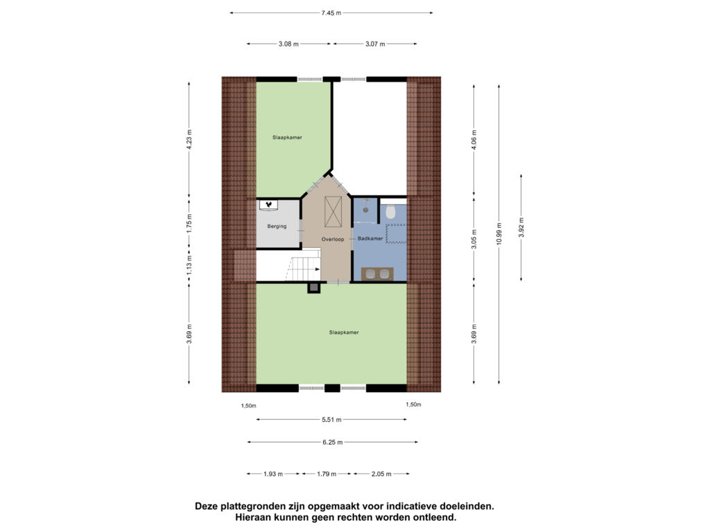 Bekijk plattegrond van Eerste Verdieping van Koot-akker 11