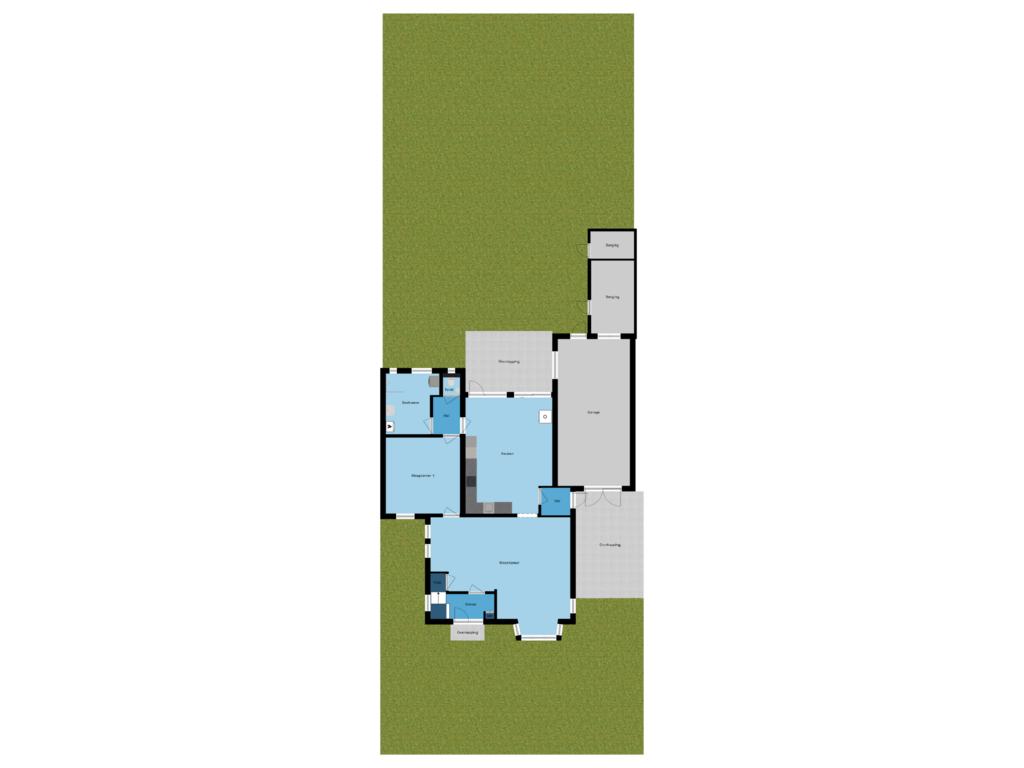 View floorplan of Situatie of Helleneind 9-A