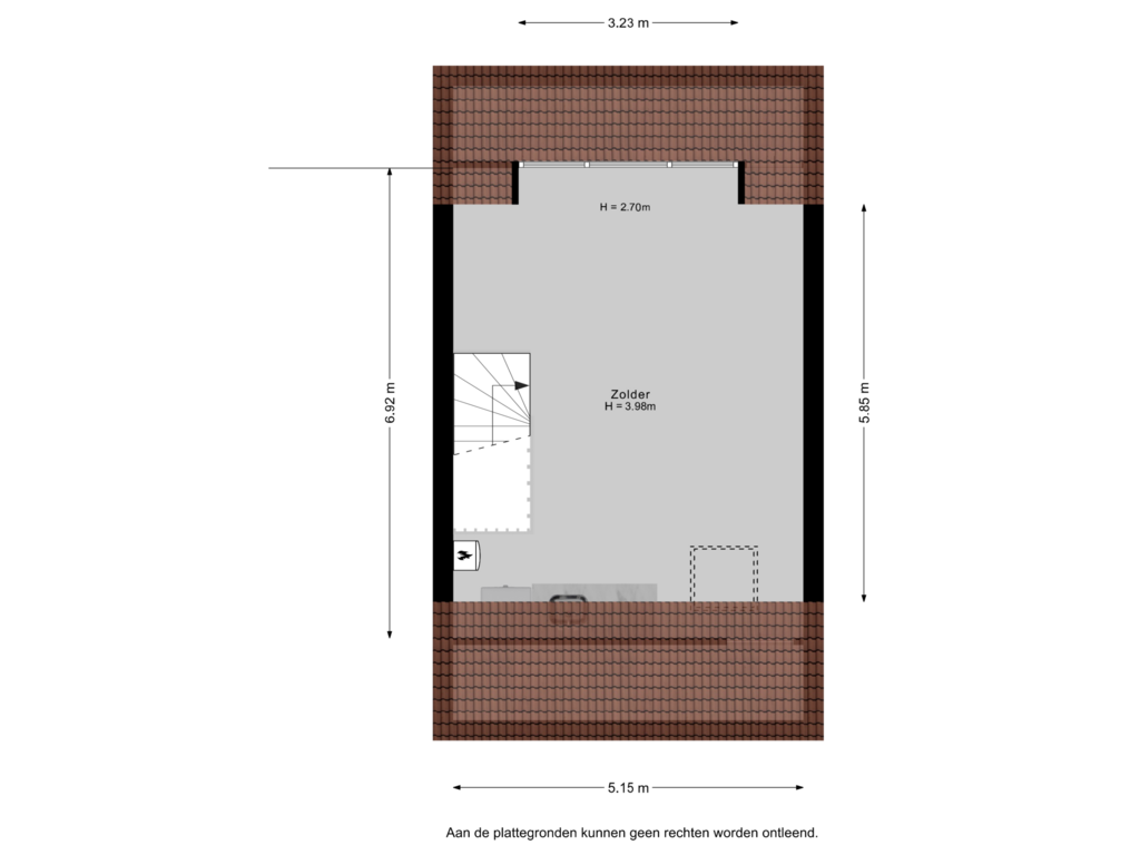 Bekijk plattegrond van 2e verdieping van Marcelis Keldermansstraat 5