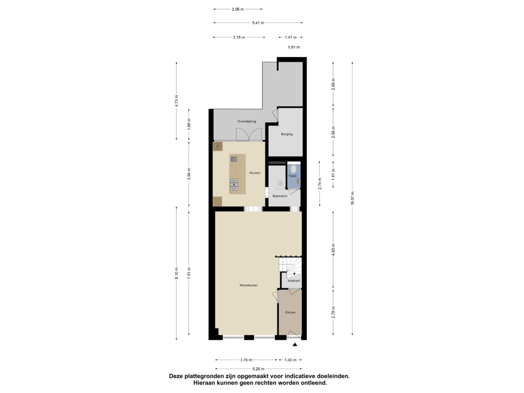 Bekijk plattegrond van Begane Grond van Oosterstraat 31