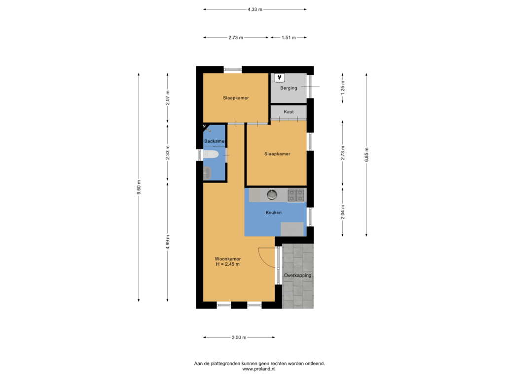 View floorplan of Begane Grond of Binnenpad 33-A7