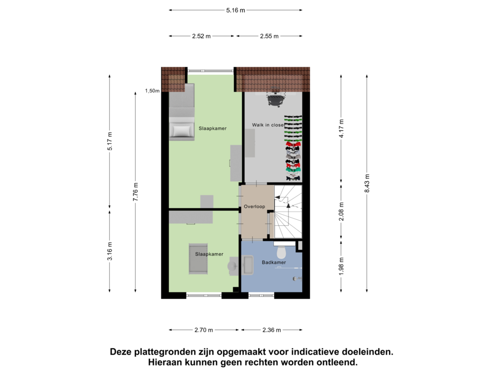 View floorplan of Eerste Verdieping of Wostok 26