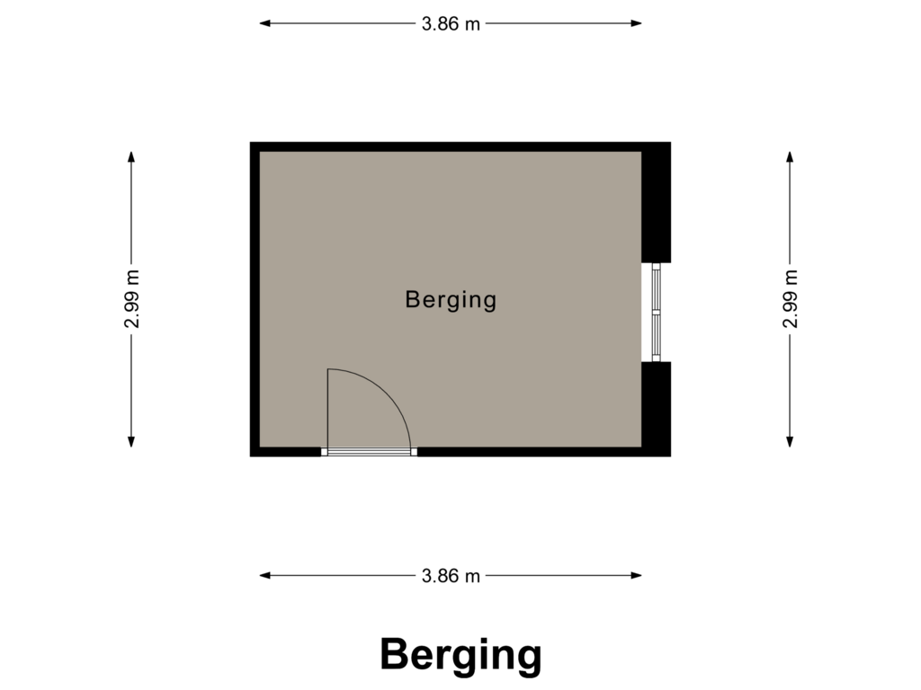 Bekijk plattegrond van Berging van Sint Jozefslaan 60