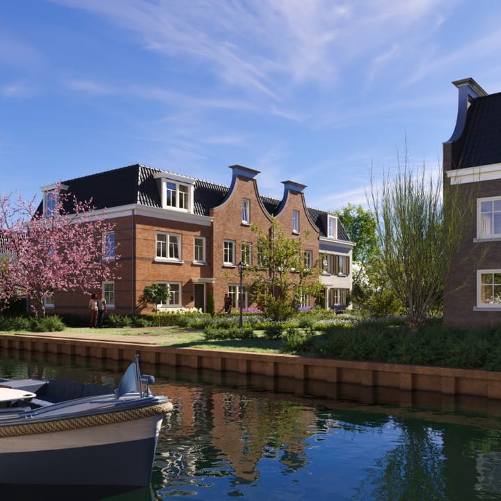 Foto 1 van Vlietkade - Herenhuis (Bouwnr. 8)