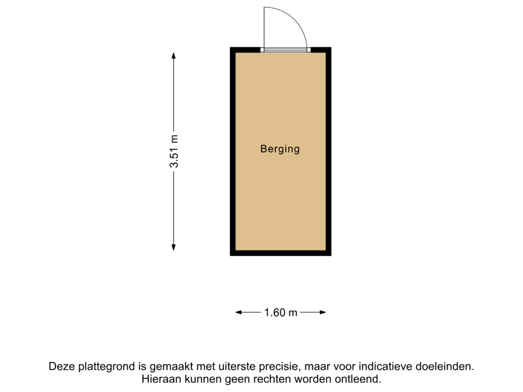 View floorplan of Berging of Scheteldoekshaven 23