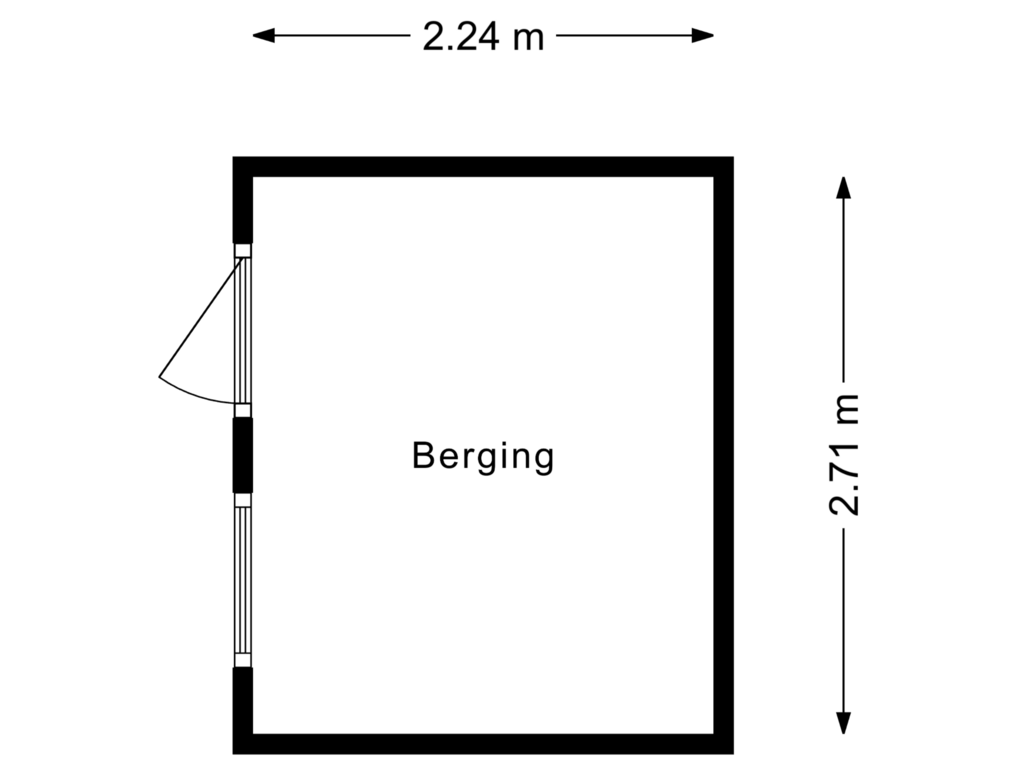 Bekijk plattegrond van Berging van Antwerpsestraatweg 222