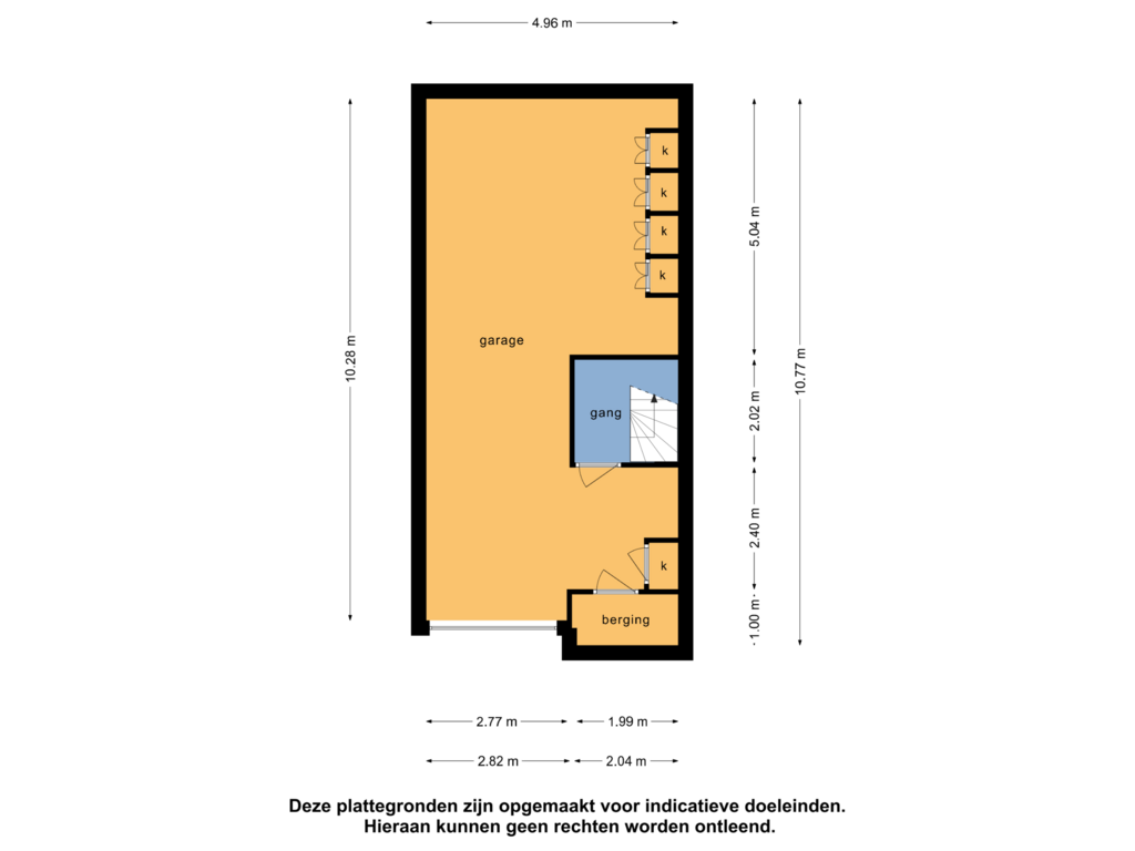 Bekijk plattegrond van Souterrain van Noordkade 147-B