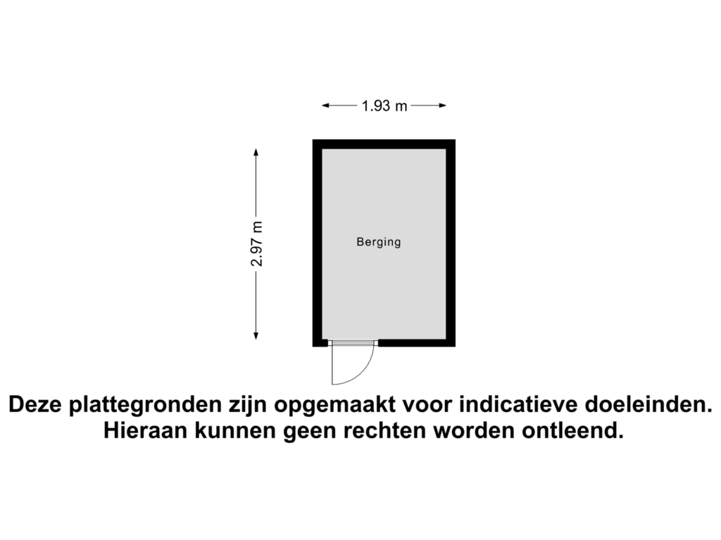 Bekijk plattegrond van Berging van Herman Gorterhof 82