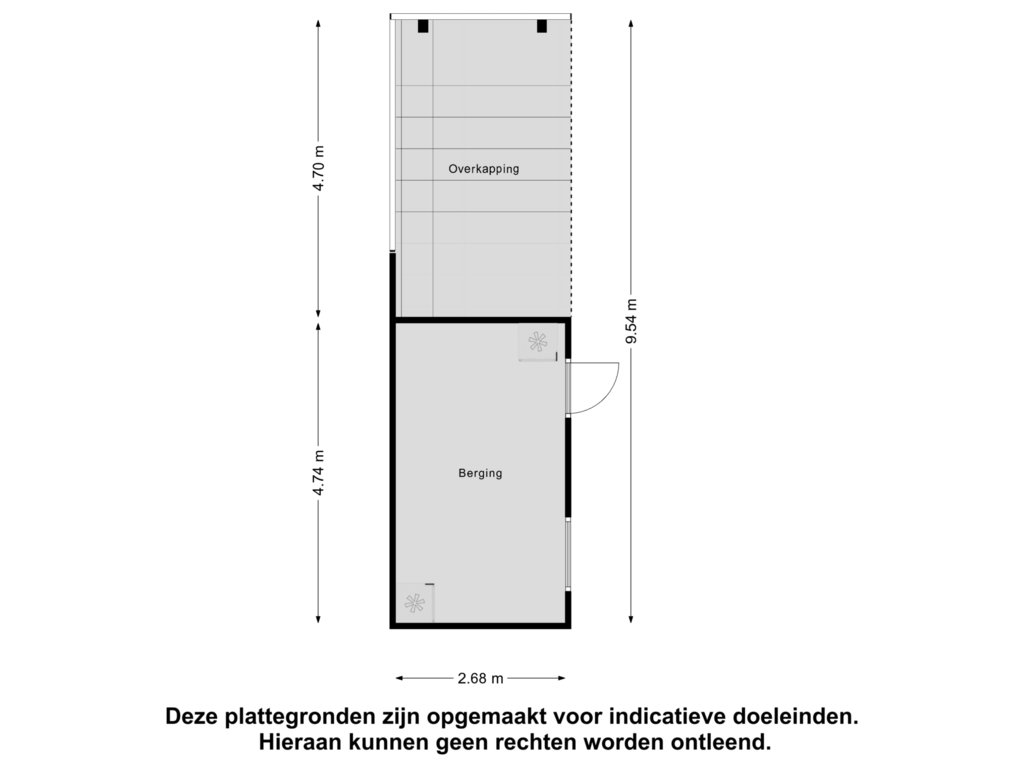 View floorplan of Berging of Dijkgravenlaan 14