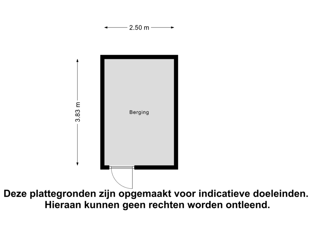 Bekijk plattegrond van Berging van Boerlagelaan 11