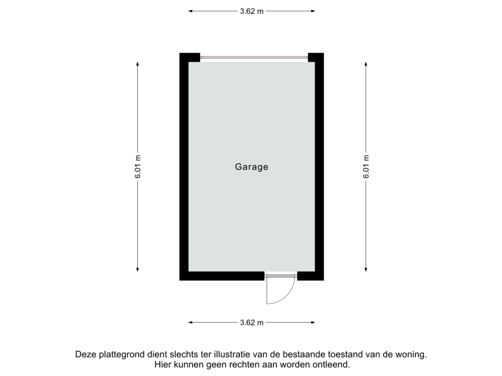 View floorplan of Garage of Rijksweg 79